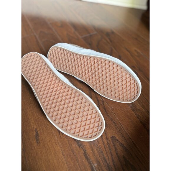 Vans Metallic Gold Slip-On Shoes Mens 8 / Womens 9.5 Classic Skate Sneaker - Picture 5 of 5